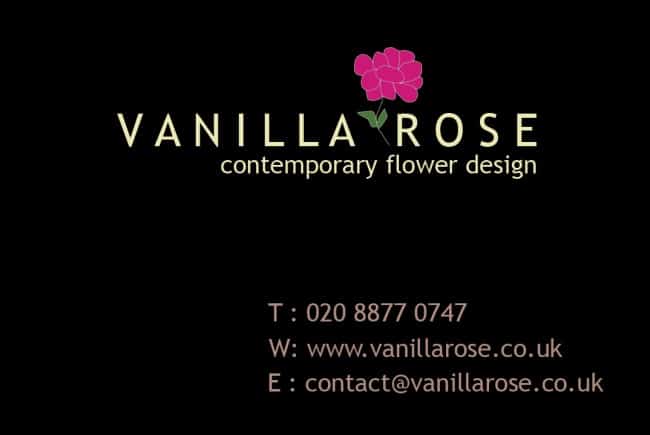 Vanilla Rose London florist Rachael Roberts in the Solopress Printing Spotlight