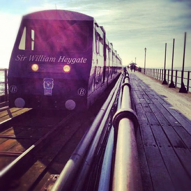 Southend Pier Train Instagram photo by Solopress