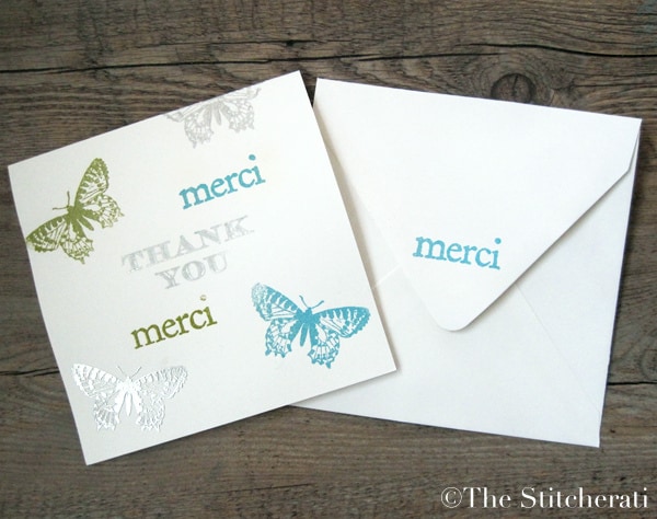 embossed envelope crafts