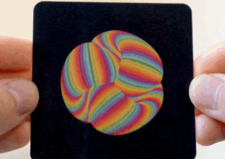 Screenshot from animated gif business cards