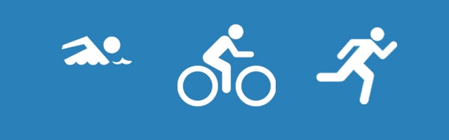 Banner of triathlon
