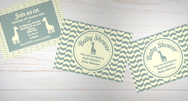 How to design a baby shower invitation in Adobe Photoshop